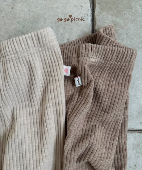 11[予約]go go picnic luna bootcut pants