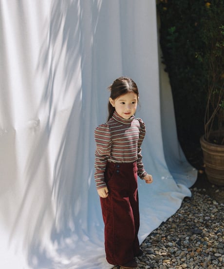 2[予約]mon Atelier mellow stripe t