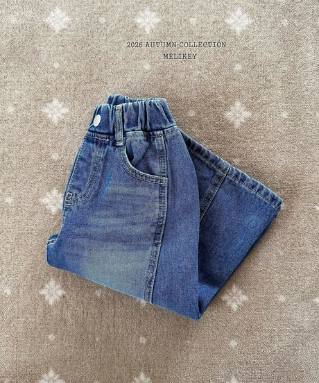 47[予約]melikey wide denim pants