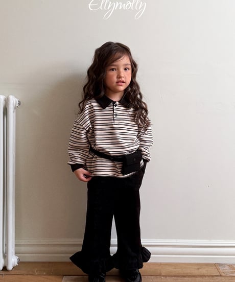 54[予約]ELLYMOLLY holic fleece line frill pants