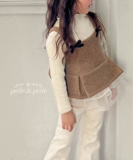 10[予約]petit&petit anne cancan lace t