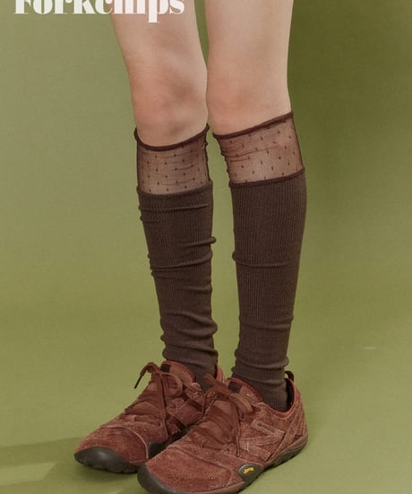 30[予約]FORKCHIPS dot mesh socks