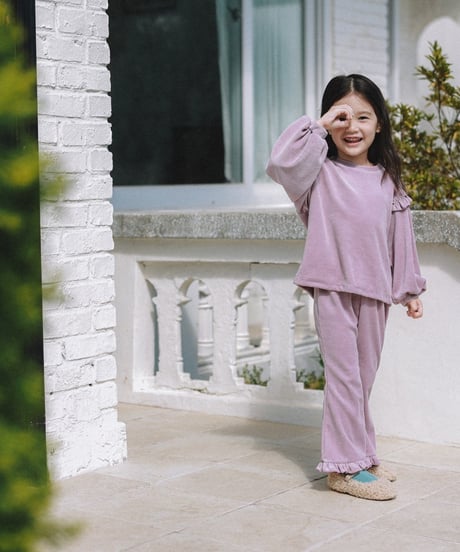 13[予約]mon Atelier mimi velour set