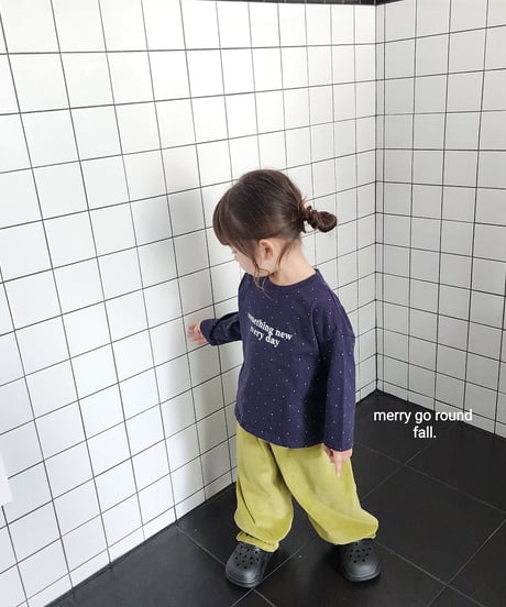 21[予約]merry go round mini dot t-shirt