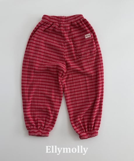34[予約]ELLYMOLLY loen jogger pants
