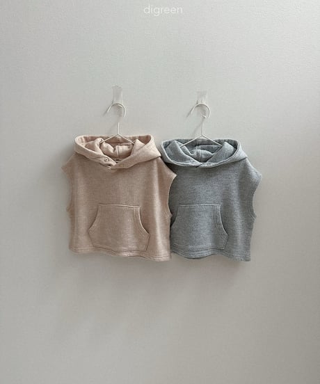 42[予約]digreen woody hooded vest