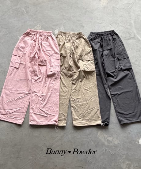 7[予約]bunny powder goat cargo pants