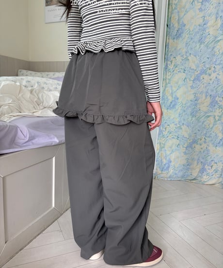 52[予約]matilda&lee ruffle skirt pants