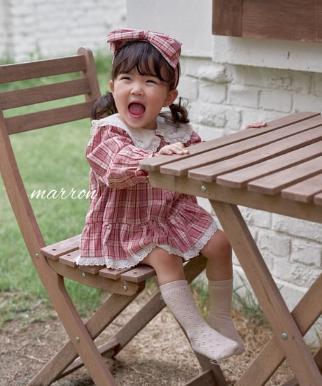 47[予約]marron chapel suit(6-18m)