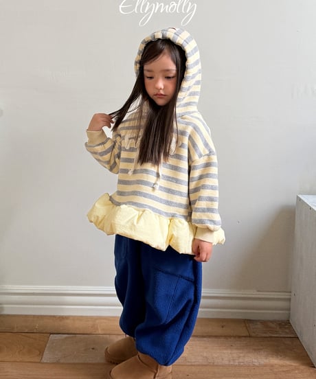 52[予約]ELLYMOLLY bubble mong hoodie mtm