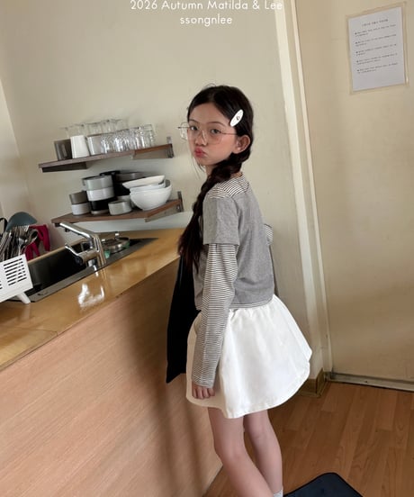 47[予約]matilda&lee daily cotton skirt