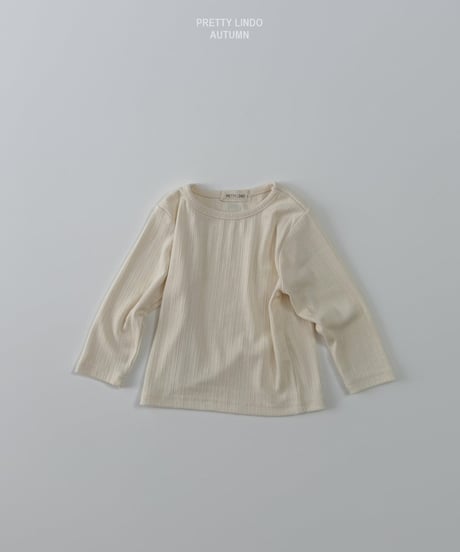 51[予約]LINDO modal rib tee