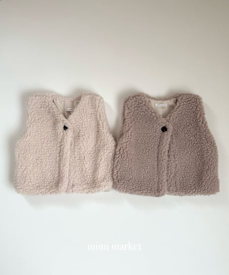 33[予約]mimi market poodle vest