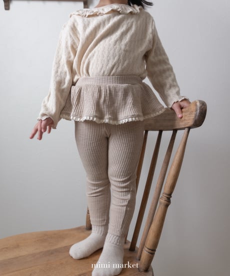 27[予約]mimi market tiered leggings