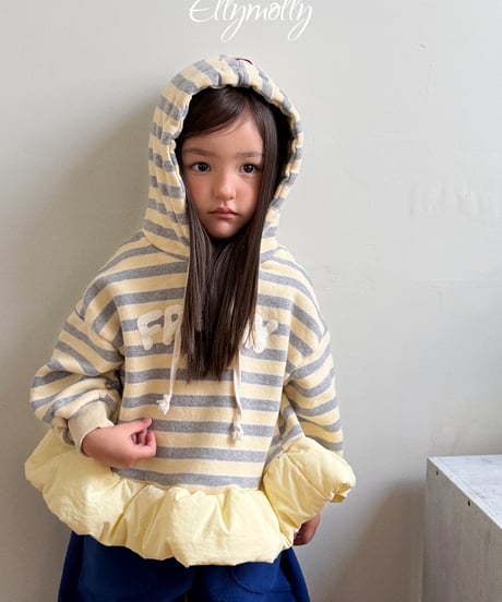 52[予約]ELLYMOLLY bubble mong hoodie mtm
