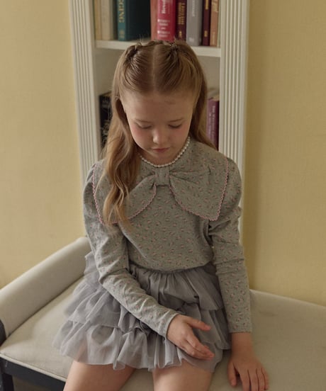 4[予約]berryberry autumn tiered skirt