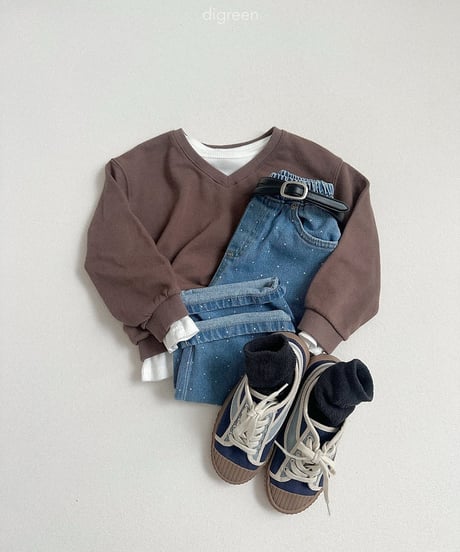 31[予約]digreen dot denim pants