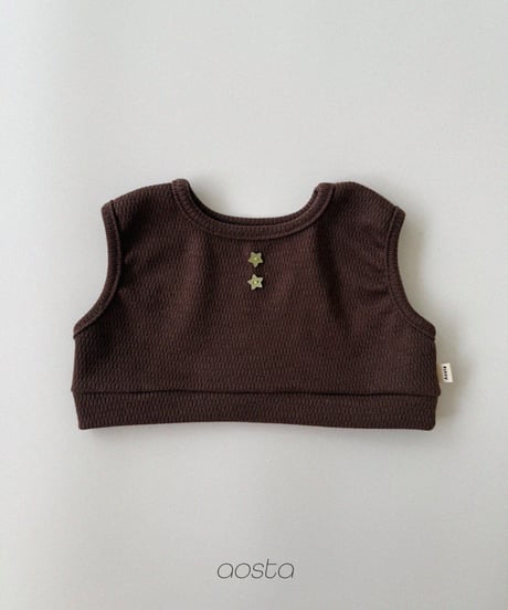 37[予約]Aosta star candy vest
