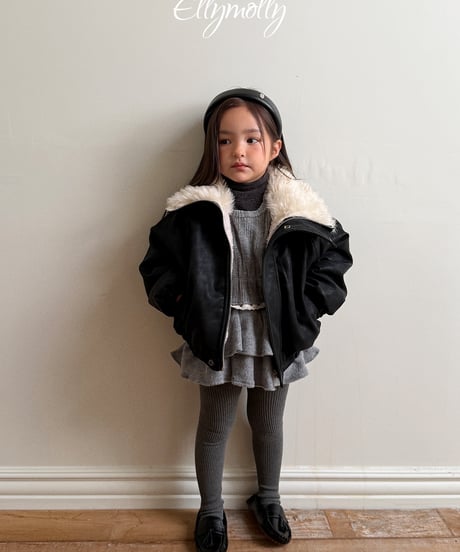 2[予約]ELLYMOLLY big collar shearling jumper