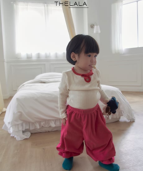 21[予約]thelala petit ribbon t-shirt