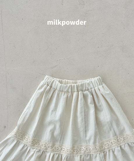 14[予約]milkpowder may skirt