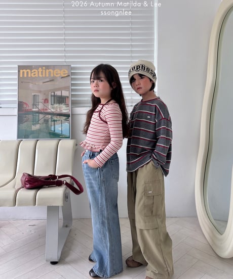 63[予約]matilda&lee cargo pocket pants