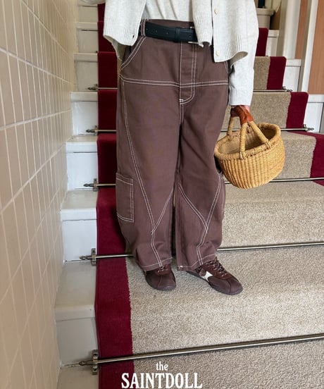 52[予約]saintdoll curved pants