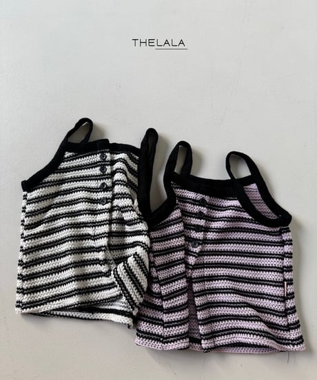 37[予約]thelala knot vest