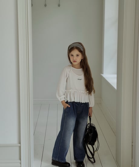 4[予約]momoann wrinkle denim