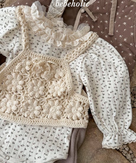 14[予約]bebeholic hand knit bustier