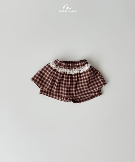 20[予約]onu tiered skirt pants