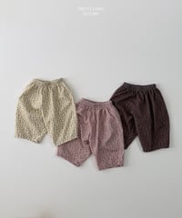 67[予約]LINDO bao flower pants