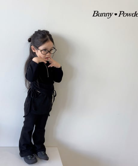 51[予約]bunny powder tenny mini wrap skirt pants