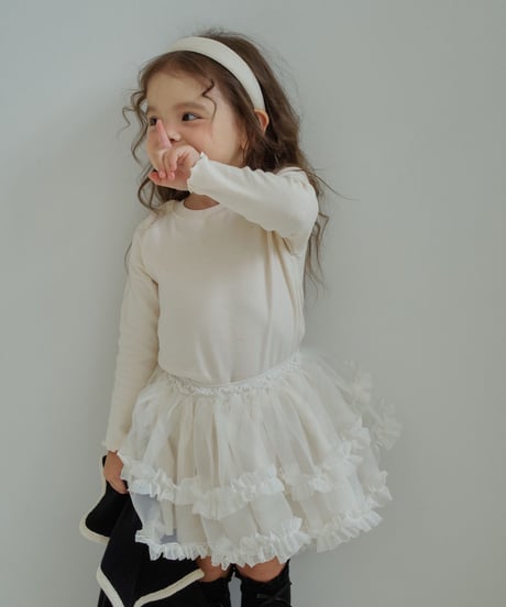 17[予約]momoann creamy skirt