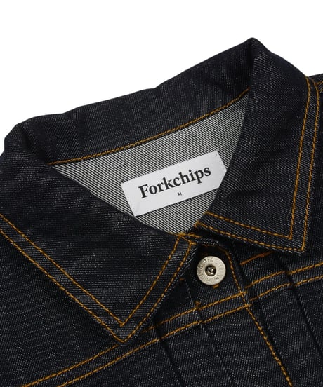 2[予約]FORKCHIPS union denim jacket