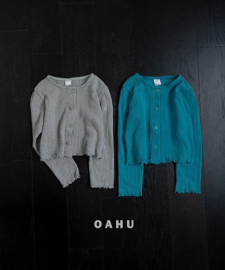 8[予約]oahu mini eyelet cardigan