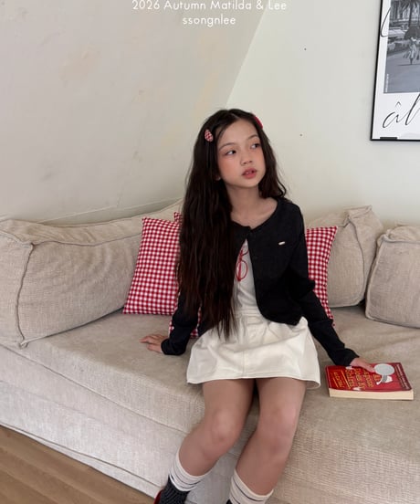 9[予約]matilda&lee apple rib cardigan