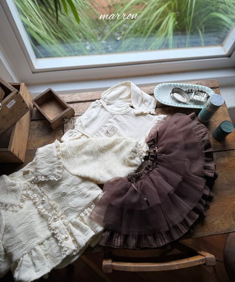 26[予約]marron maple skirt(XS-L)