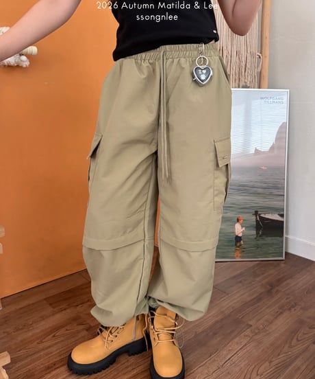 63[予約]matilda&lee cargo pocket pants