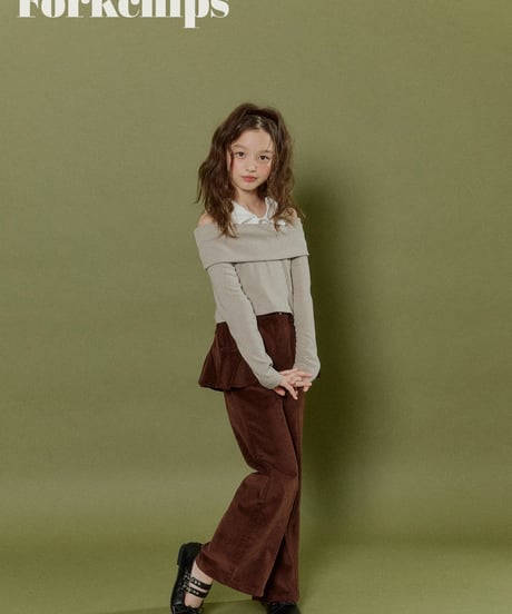 11[予約]FORKCHIPS maple shoulder t-shirt