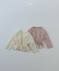 55[予約]LINDO single frill tee