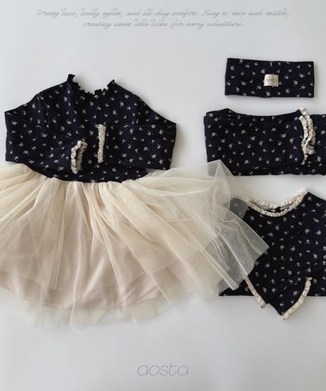 2[予約]Aosta camellia dress