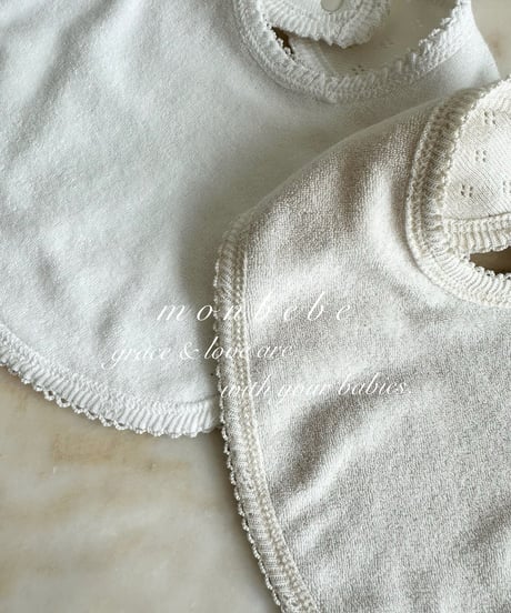 42[予約]monbebe jacquard cotton bib