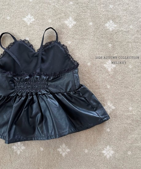 26[予約]melikey leather bustier
