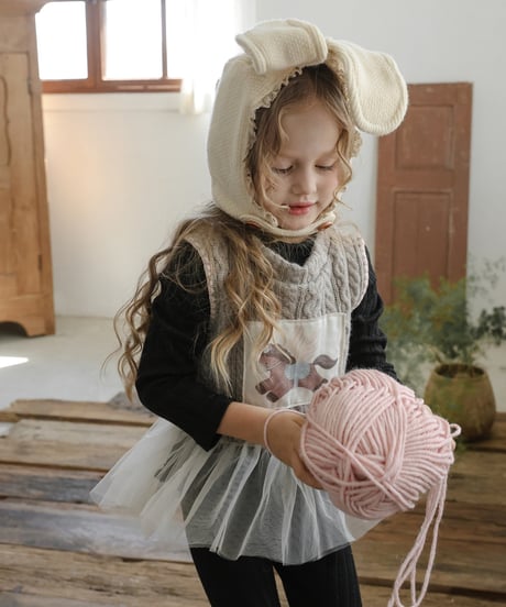 30[予約]FLO winter rabbit hat