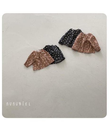15[予約]nunubiel bebe narcissus blouse