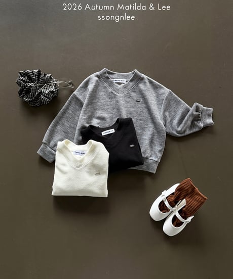 28[予約]matilda&lee v-neck sweatshirt