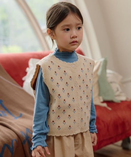 24[予約]mon Atelier tulip vest