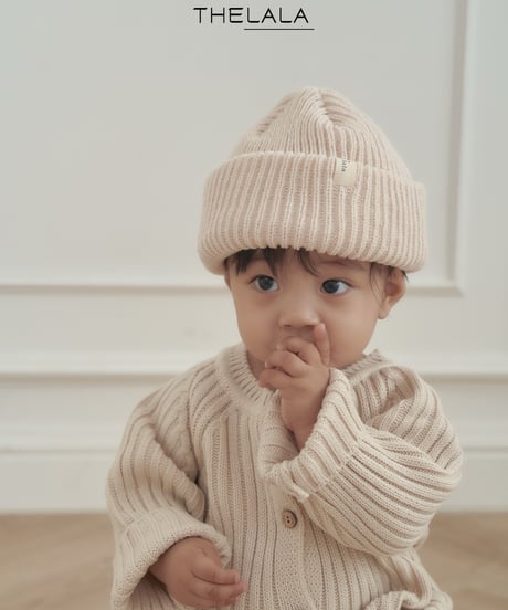 17[予約]thelala open knit suit