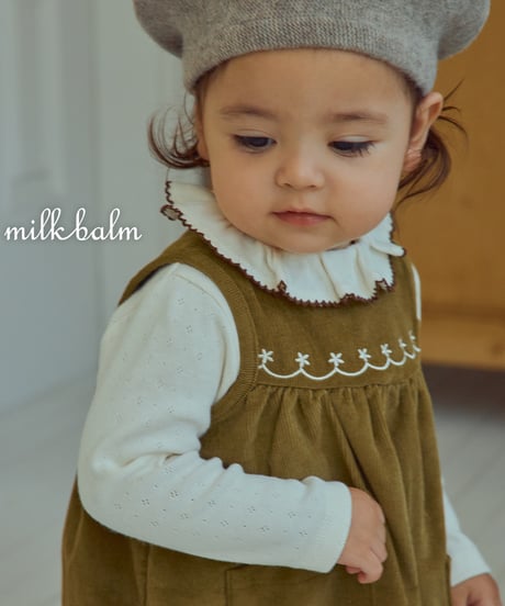 5[予約]milkbalm picot frill t
